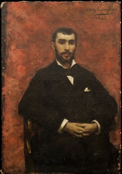 Portrait of Young Man, 1882, by Leon Comerre (1850-1916) VILLA NUOVA FINE ARTS, BRATISLAVA, SLOVAKIA.